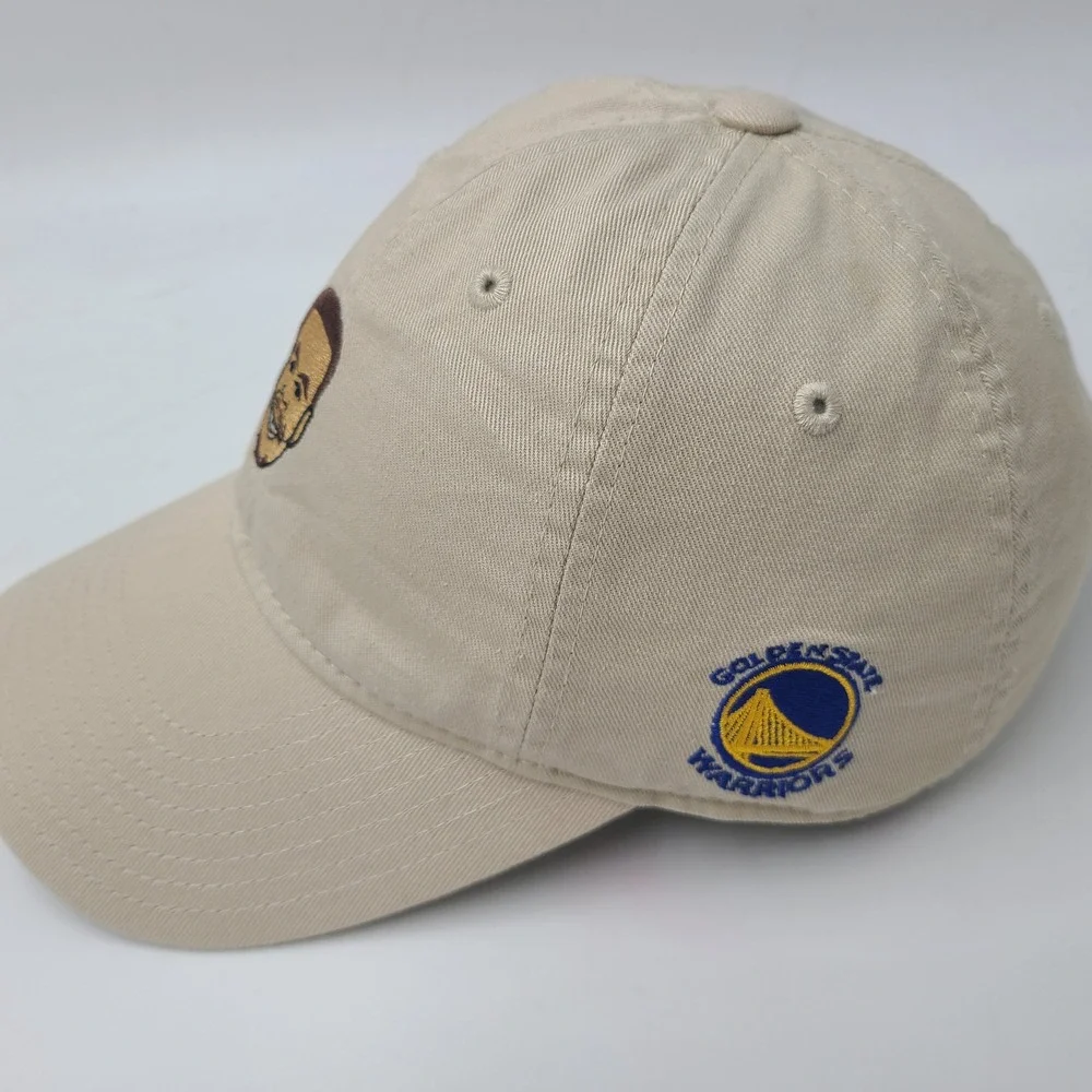 Golden State Warriors‎ Hat Strapback Adidas Beige NBA Basketball Stephen Curry